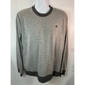 Hurley Men's Large Gray Light Weight Hoodie Long Sleeve